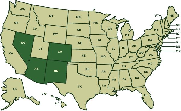 US map