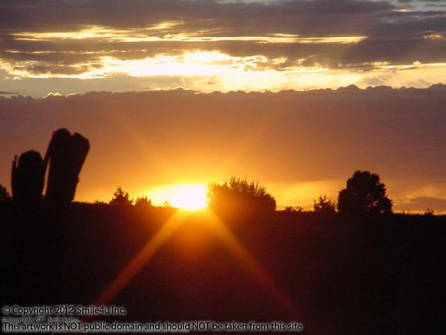 A very beautfiul sunset over PIne Meadow Ranches when we camped there the summer 2011! 