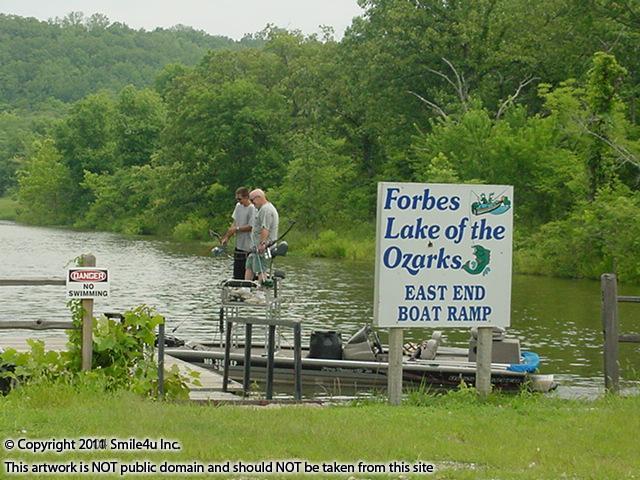 Fishing At Forbes Lake of the Ozarks By Osage Beach Missouri