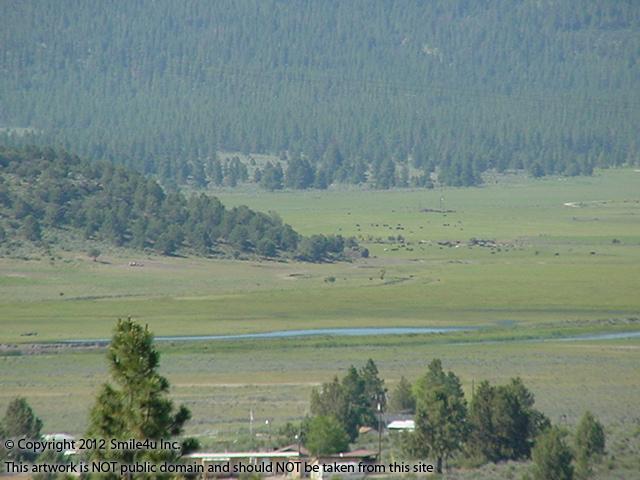 Beautiful View of the Sprague River as it meanders through the valley from Nimrod River Park in Klamath County Oregon!